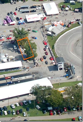 Photographer Location for the Pontiac US Nationals